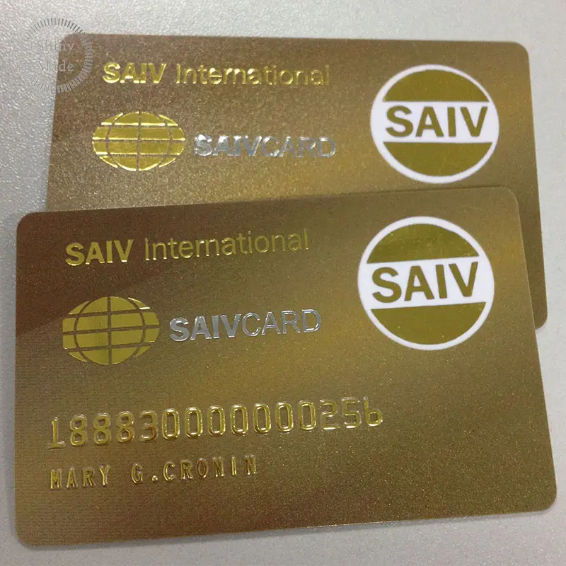 סיטונאי פלסטיק מפתח כרטיס עסקי pvc מזהה כרטיס לייזר מדפסת מובלט pvc אשראי כרטיס