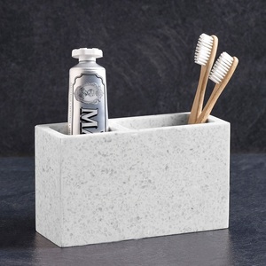 Piedra Beige clásico resina <span class=keywords><strong>accesorios</strong></span> de <span class=keywords><strong>baño</strong></span> Set <span class=keywords><strong>para</strong></span> estrellas Hotel - Product Image 2
