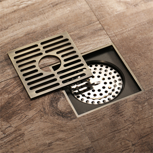 HIDEEP Siphon de sol anti-odeur 4 pouces au design moderne pour hôtels, avec installation et nettoyage faciles - Product Image 3