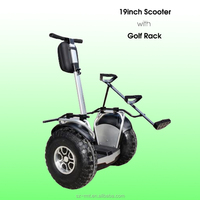 19 inç akıllı akıllı kapalı yol arabası elektrikli vurgulu kurulu Golf E elektrikli denge scooter'ı iki tekerlekli