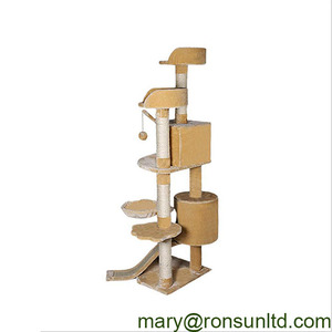 Heißer Verkauf Katze Baum Haus Hause Natürliche <span class=keywords><strong>Paradise</strong></span> Katze Baum Beliebte Boden Zu Decke Katze Baum - Product Image 6