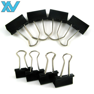 Clips de reliure en métal noir de 32 mm, papeterie de bureau, clips de type <span class=keywords><strong>bulldog</strong></span> - Product Image 5