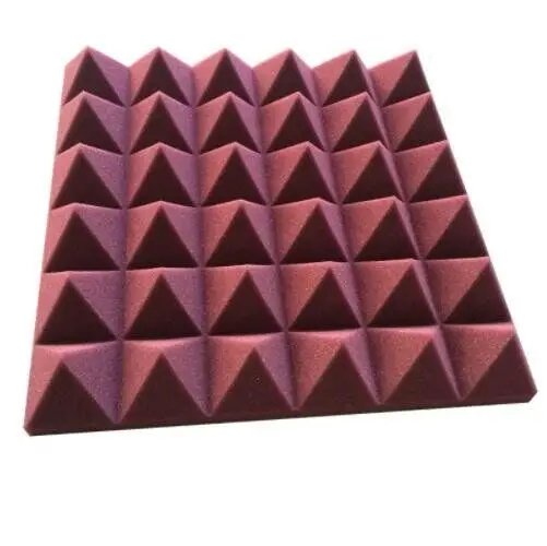 Ad alta Densità Colorato a Forma di Piramide A Prova di Suono Acustico In Schiuma di Poliuretano Pannello Per Studio di Registrazione