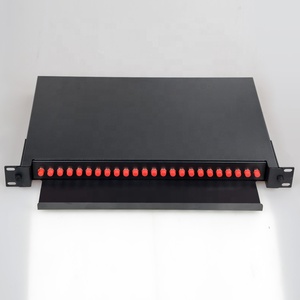 Pannello di Connessione in Fibra Ottica a 24 Porte FC, 24 Core, 1U 19', Scatola Terminale <span class=keywords><strong>con</strong></span> Connettore Scorrevole, Attrezzatura per Rack in Fibra Ottica - Product Image 3