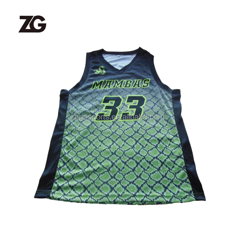 Customized Logo Printing Basketball Uniform Snake Skin Design Men's Basketball Jersey