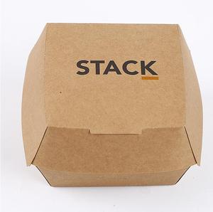 Cartón de papel personalizado para comida, cajas de aperitivos para <span class=keywords><strong>hamburguesas</strong></span> y patatas fritas, caja grande <span class=keywords><strong>con</strong></span> logotipo - Product Image 4