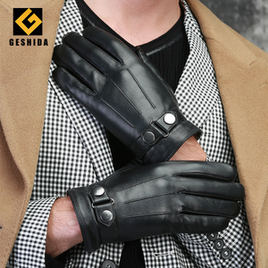 Guanti in vera pelle invernali Touch Screen di moda a buon mercato - Product Image 5