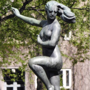 Lifesize hecho a mano de alta calidad bailando desnudo sexo encantadora dama de bronce escultura - Product Image 1