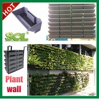 Jardinière murale verticale, boîte à plantes en feutre, équipement hydroponique, mur vert modulaire