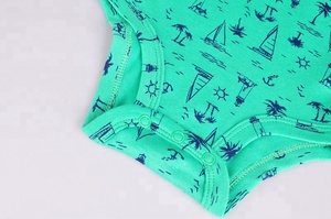 Tutina a Maniche Corte in Cotone 100% con Design Casuale per Neonati e Bambini - Product Image 5