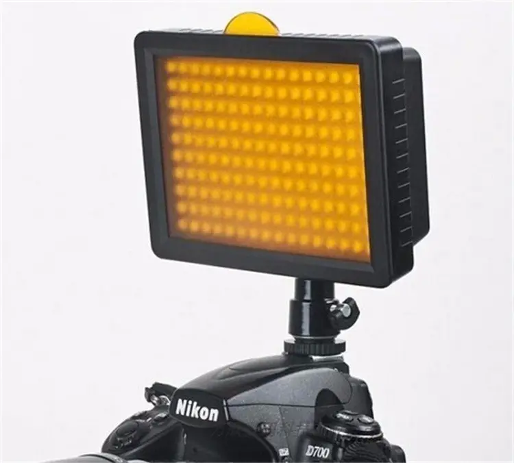 Camera HD 160 LED Video Light Lamp 12W 1280LM 5600K/3200K Dimmable for Pentax DSLR Camera Video Camcorder
