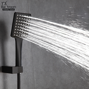 Khai Bình Nhà Sản Xuất Vòi Nước Hiện Đại Matte Đen In-Tường Cupc Tắm Đặt Phòng Tắm Vòi Vòi Nước Phòng Tắm Tapware - Product Image 4