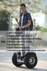 Eswing ES 6 2 ruedas aerotabla eléctrica fuera de la carretera con el teléfono y la aplicación Bluetooth GPS - Product Image 5
