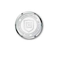 Montre-bracelet de luxe à mouvement à quartz en acier inoxydable avec bracelet en cuir Montre pour homme