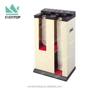 U-08 e 08B Automatico Dual Slot Per Ombrello Bagnato Macchina di Confezionamento, In Acciaio con verniciatura a polvere Ombrello Bagnato Involucro di imballaggio macchina - Product Image 5