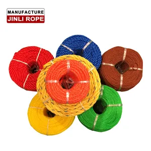 Polypropylene Polypropylene Rope JINLI ROPE Polypropylene Rope Plastic 3 Strand PP Twist Rope