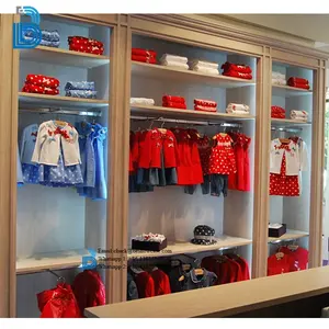 Đặc Biệt Dễ Thương Kids Shop Trang Trí Quần Áo Trẻ Em Cửa Hàng Thiết Kế Nội Thất Hiển Thị Lịch Thi Đấu