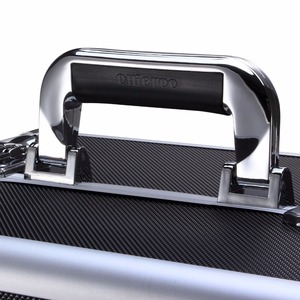 Chuyên Nghiệp Cổ Điển Và Hiện Đại 4-Trong-1 Công Suất Lớn Trường Hợp Trang Điểm Nhôm Màu Đen Xe Đẩy Với Mở Đóng Cửa Và Đá Mô Hình - Product Image 6