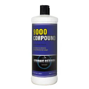 Base d'acqua senza silicio e senza cera 9000 finitura finale lucida superiore lucidatura nano technology gomma 3m composto