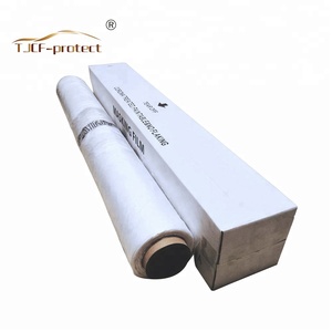 10 Mic <span class=keywords><strong>Plastic</strong></span> Protective Overs pray Sheet für transparente Autolack-Maskierung folien - Product Image 6