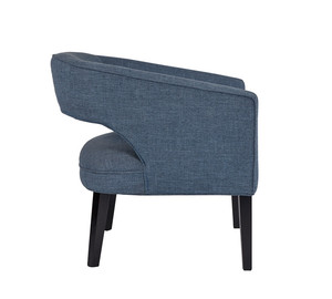 Vari stili di blu scuro molle variopinta poltrona - Product Image 3