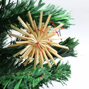 Handmade Straw Stars for Christmas decoration
