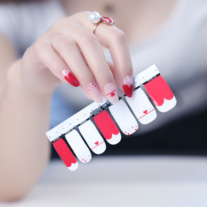 Großhandel heißer Papier druck Nagel aufkleber Nagel gel packung Nagel verpackungen - Product Image 1