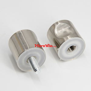 बाथरूम स्नान ग्लास दरवाजा हैंडल नॉब चीन निर्माता फर्नीचर फंकी ग्लास दरवाजा गोल नॉब - Product Image 3