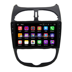 Zestech Autoradio <span class=keywords><strong>DVD</strong></span> GPS Android 12 Stéréo Appui-tête Wifi 4G Bluetooth 5.0, 2 Din Autoradio <span class=keywords><strong>DVD</strong></span> pour Peugeot 206 - Product Image 1