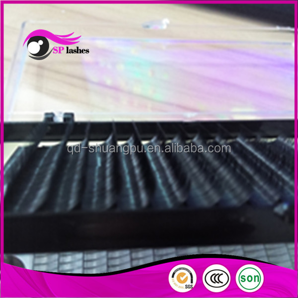 NOUVELLE marque de DISTRIBUTEUR SPLENDIDE SOIE CILS FAUX VISON FOURRURE DES EXTENSIONS de CILS INDIVIDUELS