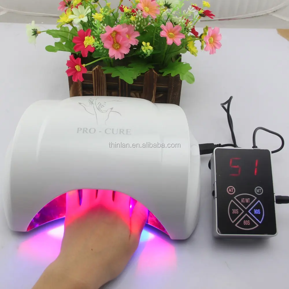 Alibaba 36 W 48 W 3 en 1 pro cure lampe à ongles professionnel léger 48 watts a mené le dessiccateur d'ongle meilleure qualité led ongles gel uv sèche lampe four