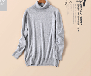 Suéter de punto para <span class=keywords><strong>hombre</strong></span> con <span class=keywords><strong>cuello</strong></span> redondo en invierno, suéter de lana de Cachemira grueso y cálido para <span class=keywords><strong>hombre</strong></span>, suéter de Cachemira - Product Image 2