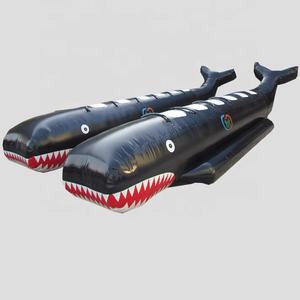 Poisson mouche remorquable gonflable Sport marin, bouée <span class=keywords><strong>banane</strong></span> remorquée gonflable, poisson mouche gonflable remorquable 4 places - Product Image 5