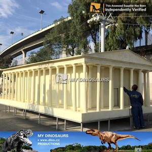 Réplica en miniatura de Templo de <span class=keywords><strong>Parthenon</strong></span>, simulación en V para decoración de parque - Product Image 2