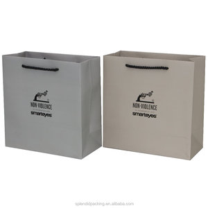 Sacs en papier personnalisés réutilisables, petits produits, emballage cadeau de luxe, fourre-tout de styliste, de marque, avec poignée, 50 pièces - Product Image 2