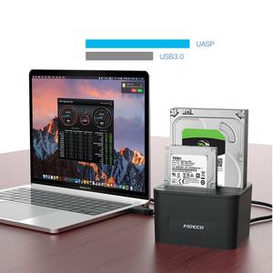 Fideco Hard disk esterno Docking Station Sata Usb 3.0 Hdd duplicatore Clone - Product Image 5