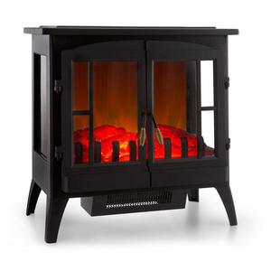 <span class=keywords><strong>Chimenea</strong></span> Eléctrica Grande con Efecto de <span class=keywords><strong>Llama</strong></span> Decorativa Negra de 3 Lados Panorama - Product Image 1