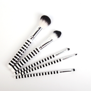 Conjunto de pincéis de maquiagem profissional, preço de fábrica, <span class=keywords><strong>zebra</strong></span>, tira, plástico, alça, profissional - Product Image 2