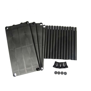 Heavy-Duty 4-Tier PP Material Plastic <strong>Storage</strong> Shelving <strong>Unit</strong> <strong>Wall</strong> Mounted for Displaying Bathroom Kitchen Garage Garden Tool Box - Product Image 3