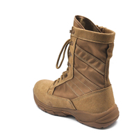 Dubai Coyote Brown Bottes tactiques pour hommes en daim de vache et EVA/Semelle en caoutchouc Hauteur cheville Légères pour l'hiver et l'été