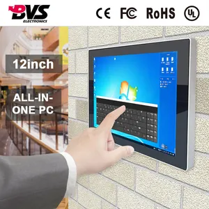 Chinesische computer marken BVS 12 zoll touch sccreen stand-alone pc suporting spiele herunterladen