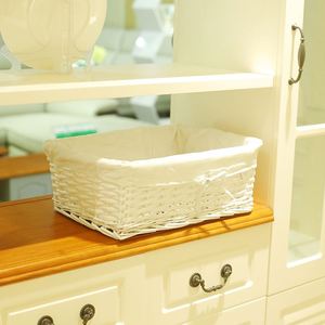 Cesta de mimbre con delineador de alta calidad, almacenamiento multifunción Natural y respetuoso con el medio ambiente, para bebidas LANTIAN/comida, venta al por mayor - Product Image 5