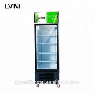 LVNI 288L ventilateur de refroidissement <span class=keywords><strong>1</strong></span> vitre de la <span class=keywords><strong>porte</strong></span> vitrine boissons verticales boisson refroidisseur réfrigérateur - Product Image 1