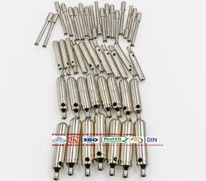 5.0mm 7.0mm 5/6A south africa india plug with 5/6a 10a crimping holder pin hollow solid