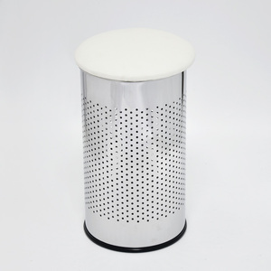 Asiento 2 en 1 de Acero Inoxidable de Alta Calidad con Asas y Cesto para Ropa Sucia para Uso Doméstico - Product Image 2