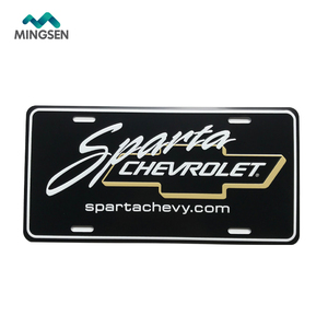 Placa de Número de coche de aluminio de lujo de recuerdo personalizado - Product Image 6