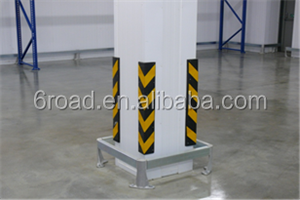 Bouchon de roue en plastique sans odeur, arrêts de roue en caoutchouc de garage réfléchissants CE de Pologne, bouchons de roue de voiture - Product Image 3