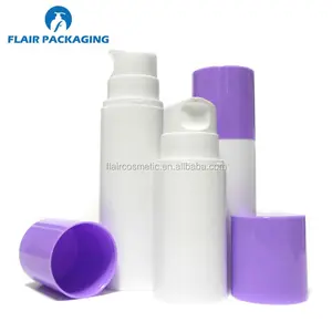 Witte Grote Cosmetische Airless Container Vacuüm Fles Leverancier