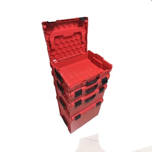 Cajas de almacenamiento de cajones rodantes de plástico GD5005, caja de tornillos para trolley