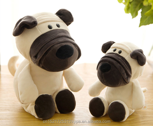 Doldurulmuş oyuncaklar peluş köpek dolması Mini peluş Corgi köpek oyuncak gerçek yaşam boyutu Shih Tzu köpek yavrusu